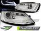 Preview: Scheinwerfer LED Tagfahrlicht Optik für VW Jetta 6 Bj. 11-18 Chrom LTI