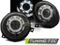 Preview: Scheinwerfer LED Angel Eyes für VW Lupo 6X Bj. 98-05 Schwarz