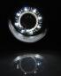 Preview: Scheinwerfer LED Angel Eyes für VW Lupo 6X Bj. 98-05 Schwarz