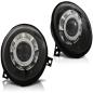 Preview: Scheinwerfer LED Angel Eyes für VW Lupo 6X Bj. 98-05 Schwarz