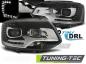 Preview: LED Tagfahrlicht Scheinwerfer für VW T5 GP (Facelift) 10-15 schwarz