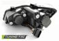 Preview: Scheinwerfer U-Tube Tagfahrlicht Optik für VW Polo 6R Black dynamischem Blinker