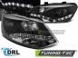 Preview: Scheinwerfer DRL LED Tagfahrlicht für VW Polo 6R 6C Bj. 09-17 Schwarz