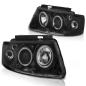 Preview: Scheinwerfer CCFL Angel Eyes für VW Passat 3B Bj. 96-00 Schwarz