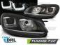 Preview: LED Tagfahrlicht Upgrade Scheinwerfer für VW Golf 6 08-12 schwarz / chrom