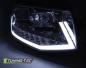 Preview: Scheinwerfer DRL LED Tagfahrlicht für VW T6 Bj. 15-19 Chrom mit LED Blinker LTI