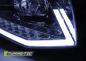 Preview: Scheinwerfer DRL LED Tagfahrlicht für VW T6 Bj. 15-19 Chrom mit LED Blinker LTI