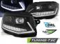 Preview: Scheinwerfer DRL LED Tagfahrlicht für VW T6 Bj. 15-19 Schwarz mit LED Blinker