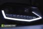 Preview: Scheinwerfer DRL LED Tagfahrlicht für VW T6 Bj. 15-19 Schwarz mit LED Blinker