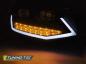 Preview: Scheinwerfer DRL LED Tagfahrlicht für VW T6 Bj. 15-19 Schwarz mit LED Blinker