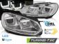 Preview: Scheinwerfer DRL LED Tagfahrlicht für VW Golf 6 08-13 chrom mit dynamichen Blinker