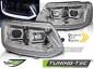Preview: LED Tagfahrlicht Scheinwerfer für VW T5 GP 10-15 chrom mit dyn LED Blinker
