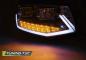 Preview: Scheinwerfer DRL LED Tagfahrlicht für VW T6 Bj. 15-19 Chrom mit dynamischen LED Blinker