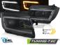 Preview: LED Scheinwerfer Schwarz passend für VW Crafter II ab 2017 DRL Blinker