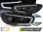 Preview: Scheinwerfer LED Tagfahrlicht für VW Scirocco 3 Bj. 08-14 Schwarz  dynamischer Blinker