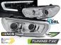 Preview: Xenon Scheinwerfer LED Tagfahrlicht für VW Scirocco 3  08- Chrom dynamischen Blinker