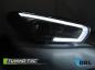 Preview: Xenon Scheinwerfer LED Tagfahrlicht für VW Scirocco 3  08- Schwarz dynamischen Blinker