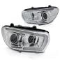 Preview: Scheinwerfer LED Tagfahrlicht für VW Scirocco 3 14-17 Chrom mit dynamischen Blinker