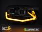 Preview: Voll LED Tagfahrlicht Scheinwerfer Set für VW T6 15-19 schwarz mit dynamischen LED Blinker