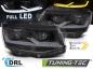 Preview: LED DRL Scheinwerfer passend für VW T6 Black Edition 2015–2019 mit Laufblinker