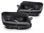 Preview: LED DRL Scheinwerfer passend für VW T6 Black Edition 2015–2019 mit Laufblinker