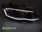 Preview: Voll LED Scheinwerfer passend für VW Polo 6R und 6C 2009–2017 in Schwarz Chrom