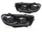 Preview: Voll LED Scheinwerfer-Set passend für VW Scirocco III 2008–2014 mit dynamischem Blinker in Schwarz
