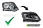 Preview: Voll LED Scheinwerfer passend für VW Amarok 09-16 Schwarz Chrom