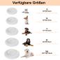 Preview: SLPRO Hundebett rund Hundekissen Hundesofa Katzenbett Donut waschbar (Ø 70 cm Außendurchmesser (L), hellgrau