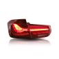 Preview: Voll LED Rückleuchten für BMW 3er F30 F35 F80 2011 - 2019 Rot in OLED Technik
