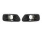Preview: Auspuffblenden Trapez SET Schwarz für BMW 5er G30 G31 nur M-Paket 520-540