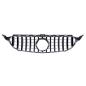 Preview: Kühlergrill Grill Black Chrom für Mercedes C Klasse W205 Sport-Panamericana GT