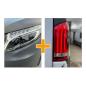Preview: VOLL LED Tagfahrlicht Scheinwerfer + LED Rückleuchten für Mercedes V-Klasse Vito W447 14-23 rot / Weiss
