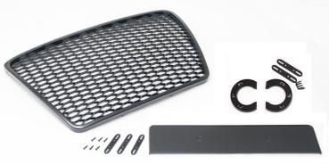 Sportgrill Frontgrill Kühlergrill  Passend für Audi A6 4F Facelift Grill Schwarz Glanz