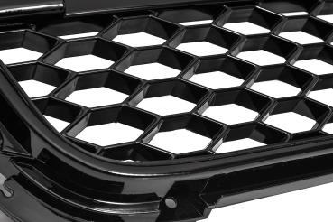 Sportgrill Frontgrill Kühlergrill Wabengrill Passend für Audi A5 S5 Waben-Grill ohne Emblem 07-11 Typ B8 mit Emblemhalter