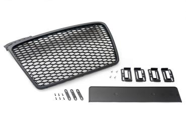 Passend für Audi A4 B7 04-09 Waben Grill Kühlergrill Front Grill + Simple Fix