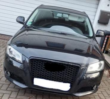 Kühlergrill Front Waben-Grill Lüftungsgitter passend für Audi A3 8P 08-13