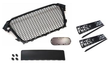 Kühlergrill Wabengrill Front Grill Kennzeichenhalter PDC passend für Audi A4 B8