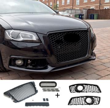 Kühlergrill Front Waben-Grill Lüftungsgitter passend für Audi A3 8P 08-13