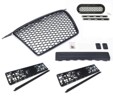 Passend für Audi A3 8P Grill 05-08 mit Emblemhalter