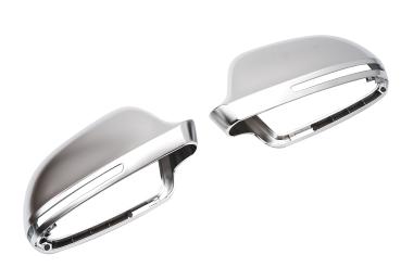Set Frontgrill mit Kennzeichenhalter und Spiegelkappen für Audi A6 4F Facelift
