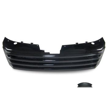 Kühlergrill ohne Emblem, hochglanz schwarz passend für VW Passat B7 (Typ 36) ab Baujahr 11/2010-