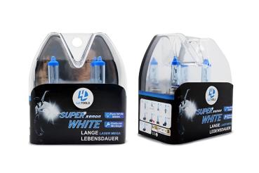 2er Set H11 55W Xenon Style Look Lampen Weiß Halogen Birnen Autolampe GLÜHBIRNEN