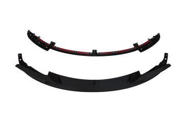 Preview: Spoilerlippe vorn +ABE+ schwarz matt, einteilig, Sport Look für BMW 3er F30 Limousine ab Baujahr 10/2011- F31 Touring