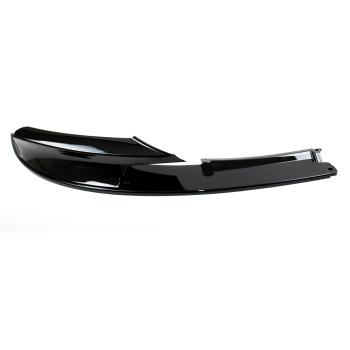 Frontspoilerlippe Frontflap Spoiler Splitter schwarz glänzend+ABE+ passend für F30, F31 10/2011-2019 (nur für M-Paket)