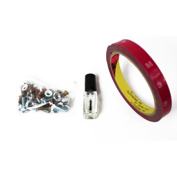 Preview: Frontspoiler Ansatz Lippe Stossstange Sport Performance +ABE+ Carbon Optik 3-teilig, für BMW 4er F32/ F33/ F36, 2013-2021