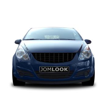 Kühlergrill ohne Emblem, schwarz passend für Opel Corsa D Baujahr 2006 - 2011