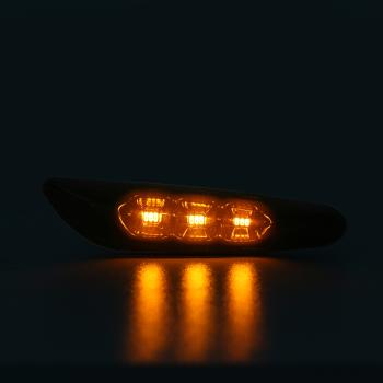 LED Seitenblinker Schwarz Blinker für BMW E46 E90 E91 E60 E61 E82 E87