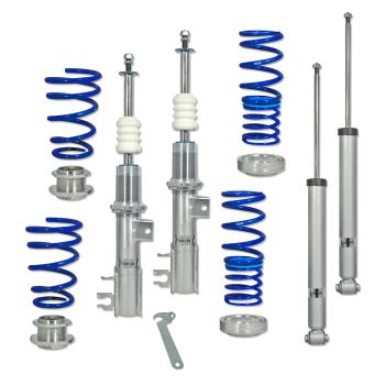 BlueLine Gewindefahrwerk passend für Fiat/Abarth (199) Grande Punto 2005-2009, Punto Evo 2009-2011 & Punto 2012-2018
