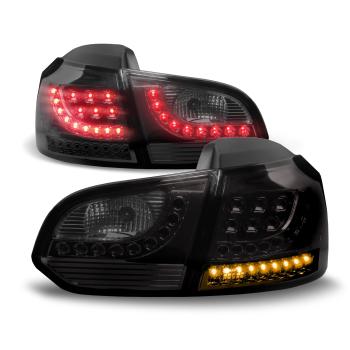 Preview: LED Rückleuchten schwarz passend für VW Golf 6 Bj. 08-12